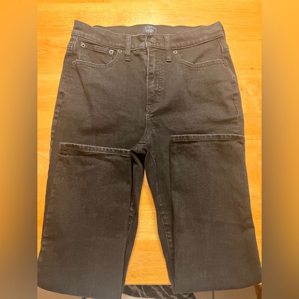 J. Crew Black Essential Straight Jeans EC  Denim business casual preppy high ris